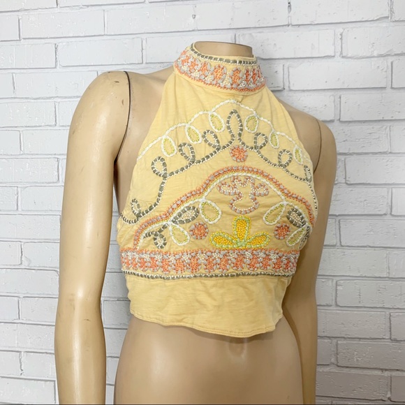 Free People Nectar Combo Goa Embroidered Crop Top - Picture 9 of 14